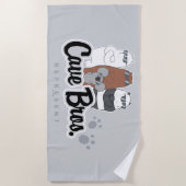 Wir Bären - Höhlenbros. vertreten Strandtuch (Vorderseite)