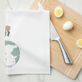 Wir Bären - kümmern uns um Ihre Zuhause Geschirrtuch (Viertel Falte)