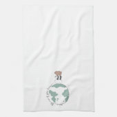 Wir Bären - kümmern uns um Ihre Zuhause Geschirrtuch (Vertikal)