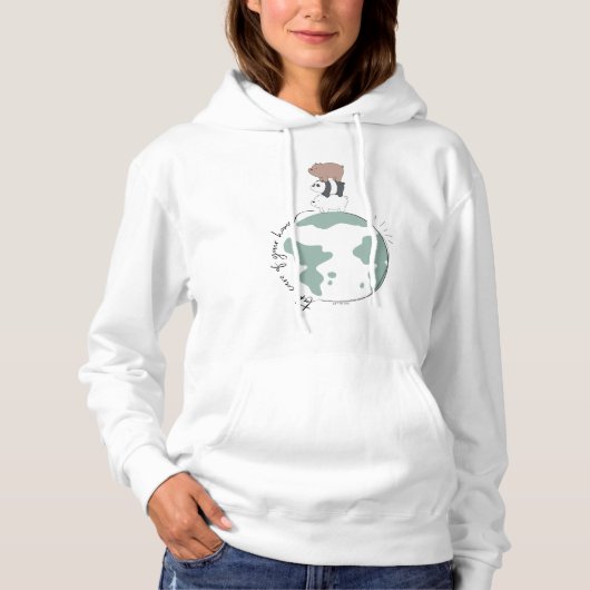 Wir Bären - kümmern uns um Ihre Zuhause Hoodie (Vorderseite)