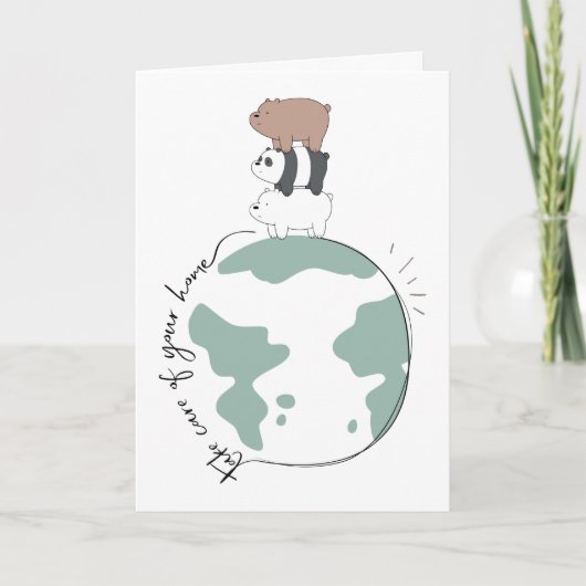 Wir Bären - kümmern uns um Ihre Zuhause Karte (Vorderseite)