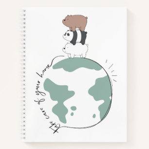 Wir Bären - kümmern uns um Ihre Zuhause Notizblock