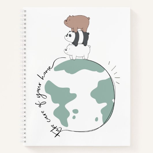 Wir Bären - kümmern uns um Ihre Zuhause Notizblock (Vorderseite)