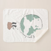 Wir Bären - kümmern uns um Ihre Zuhause Sherpadecke (Vorderseite (Horizontal))