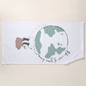 Wir Bären - kümmern uns um Ihre Zuhause Strandtuch (Vorderseite)