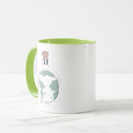 Wir Bären - kümmern uns um Ihre Zuhause Tasse (Vorderseite Links)