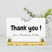 Wir bedanken uns für die Karten Sweet wie auch Bab (Stehend Vorderseite)