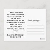 Wir bedanken uns für Ihre Postkarte, Liebe & danke Postkarte (Rückseite)