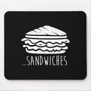 Wir beenden die lustigen passenden Sandwiches des Mousepad