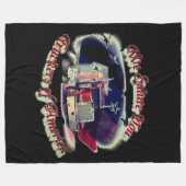 Wir begrüßen Lastwagen aus Amerika Fleecedecke (Vorderseite (Horizontal))