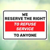 Wir behalten uns das Recht vor, den Service für al Fensteraufkleber (Blatt 3)