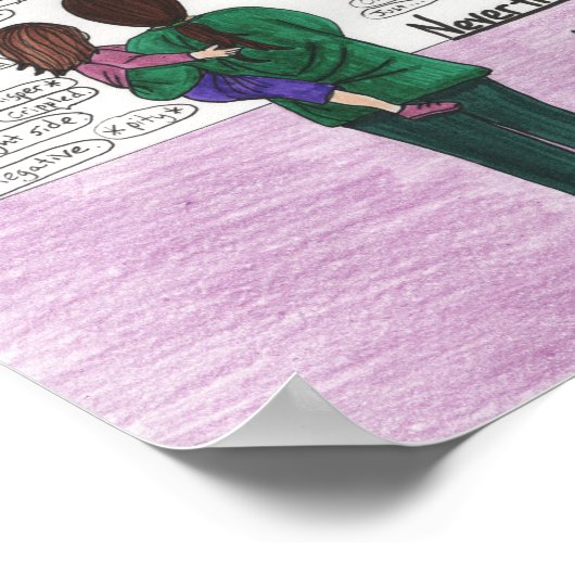 Wir beharrten (Eltern von Kindern mit Behinderunge Poster (Ecke)