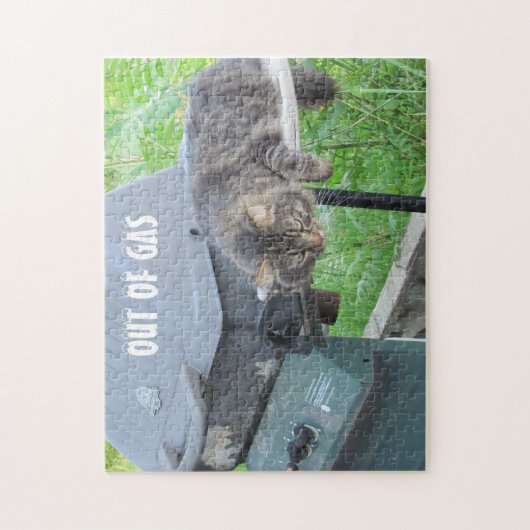 Wir beide hatten kein Gas mehr Puzzle (Vertikal)