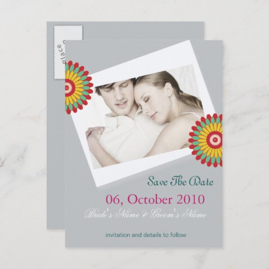 Wir beide - Save the Date Karte (Vorne/Hinten)