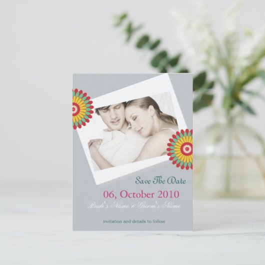 Wir beide - Save the Date Karte (Stehend Vorderseite)