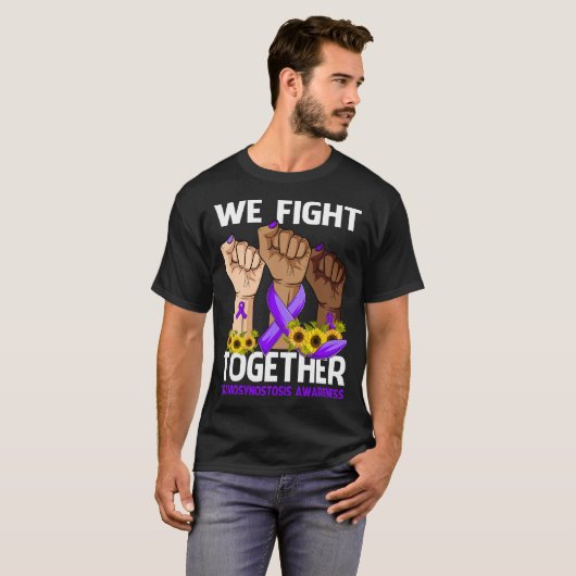 Wir bekämpfen gemeinsam das Bewusstsein für KRANIO T-Shirt (Vorne ganz)