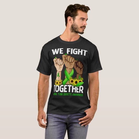 Wir bekämpfen gemeinsam das Bewusstsein für NEURAL T-Shirt (Vorne ganz)