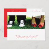 Wir bekommen eine Postkarte (Vorne/Hinten)