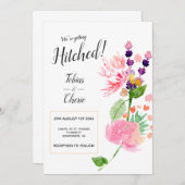 Wir bekommen heftige Blumenhochzeit Einladung (Vorne/Hinten)