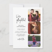 Wir bekommen heftige Foto Collage Hochzeit