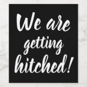 Wir bekommen heftiges Sonnenweinsiegel Weinetikett (Einzelnes Label)