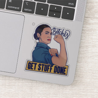 Wir bekommen Zeug erledigt AOC Rosie den Niveter Aufkleber