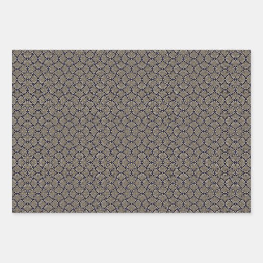 Wir beobachten euch das Art Deco von Marine und Go Geschenkpapier Set (Vorderseite 3)