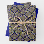 Wir beobachten euch das Art Deco von Marine und Go Geschenkpapier Set (Beispiel)