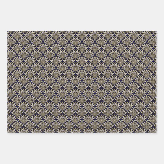 Wir beobachten euch das Art Deco von Marine und Go Geschenkpapier Set (Vorderseite 3)