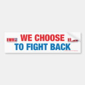 Wir beschließen, zu bekämpfen autoaufkleber (Vorne)