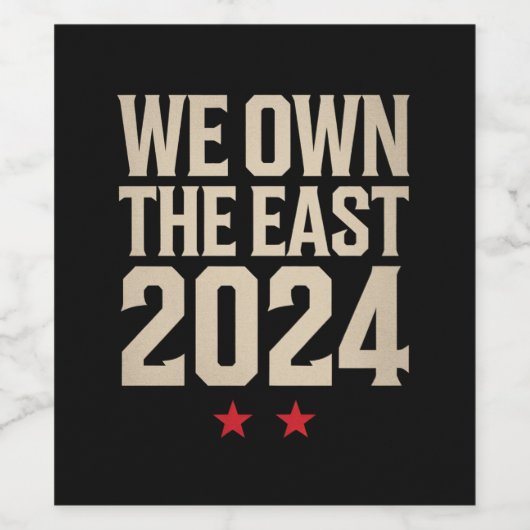 Wir besitzen den Osten 2024 Weinetikett (Einzelnes Label)