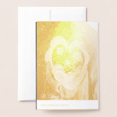 Wir beten, dass du ein sehr frohes Weihnachtsfest  Folienkarte (Rückseite mit Umschlag)