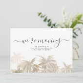 Wir bewegen Adresse Palm Trees bewegt Ankündigung (Stehend Vorderseite)