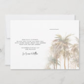 Wir bewegen Adresse Palm Trees bewegt Ankündigung (Rückseite)