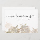 Wir bewegen Adresse Palm Trees bewegt Ankündigung (Vorne/Hinten)