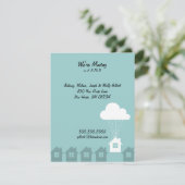 Wir bewegen Annoucement Cards Ankündigung (Stehend Vorderseite)