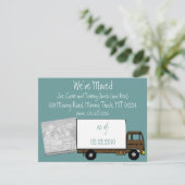 Wir bewegen Announcement Cards (mit Foto) Ankündigung (Stehend Vorderseite)