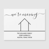 Wir bewegen Chic Change of Address Magnetic Card Magnetkarte (Vorderseite)