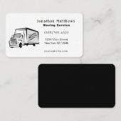 Wir bewegen den Service des Unternehmens Visitenkarte (Vorne/Hinten)