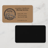 Wir bewegen den Service des Unternehmens Visitenkarte (Vorne/Hinten)