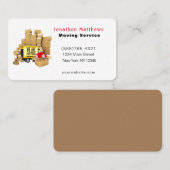 Wir bewegen den Service des Unternehmens Visitenkarte (Vorne/Hinten)