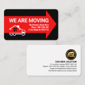 WIR BEWEGEN DEN Standort Visitenkarte (Vorne/Hinten)