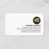 WIR BEWEGEN DEN Standort Visitenkarte (Rückseite)