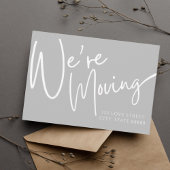 Wir bewegen die Ankündigung von Foto