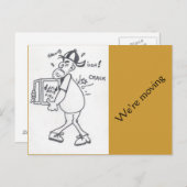 Wir bewegen die Postkarte (Vorne/Hinten)