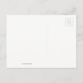 Wir bewegen Hübsche Tulip Floral Blume Tulips Ankündigungspostkarte (Rückseite)