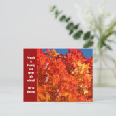 Wir bewegen Postkarten Freunde und Familie (Stehend Vorderseite)