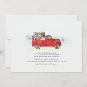 Wir bewegen Red Truck Änderung der Adresskarte (Rückseite)