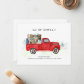 Wir bewegen Red Truck neue Ankündigung (Vorderseite/Rückseite Beispiel)