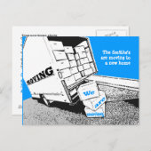 Wir bewegen uns auf der Postkarte (Vorne/Hinten)